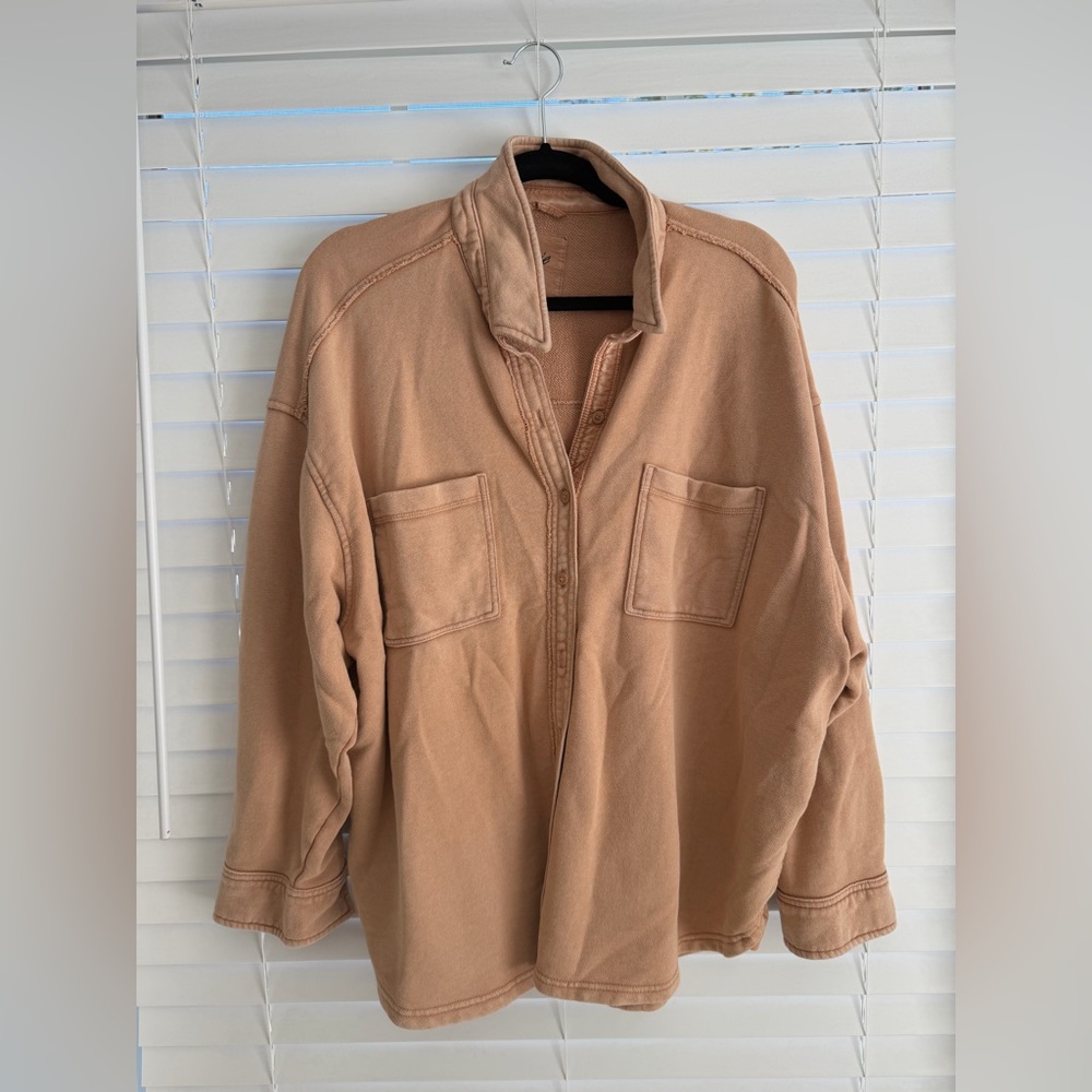 Aerie Peach Shacket